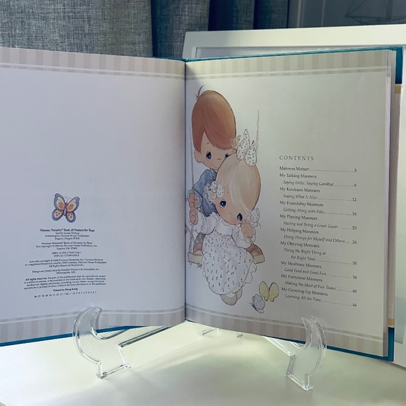 Precious Moments Book of Manners for Boys Hardcover - Picture 3 of 5